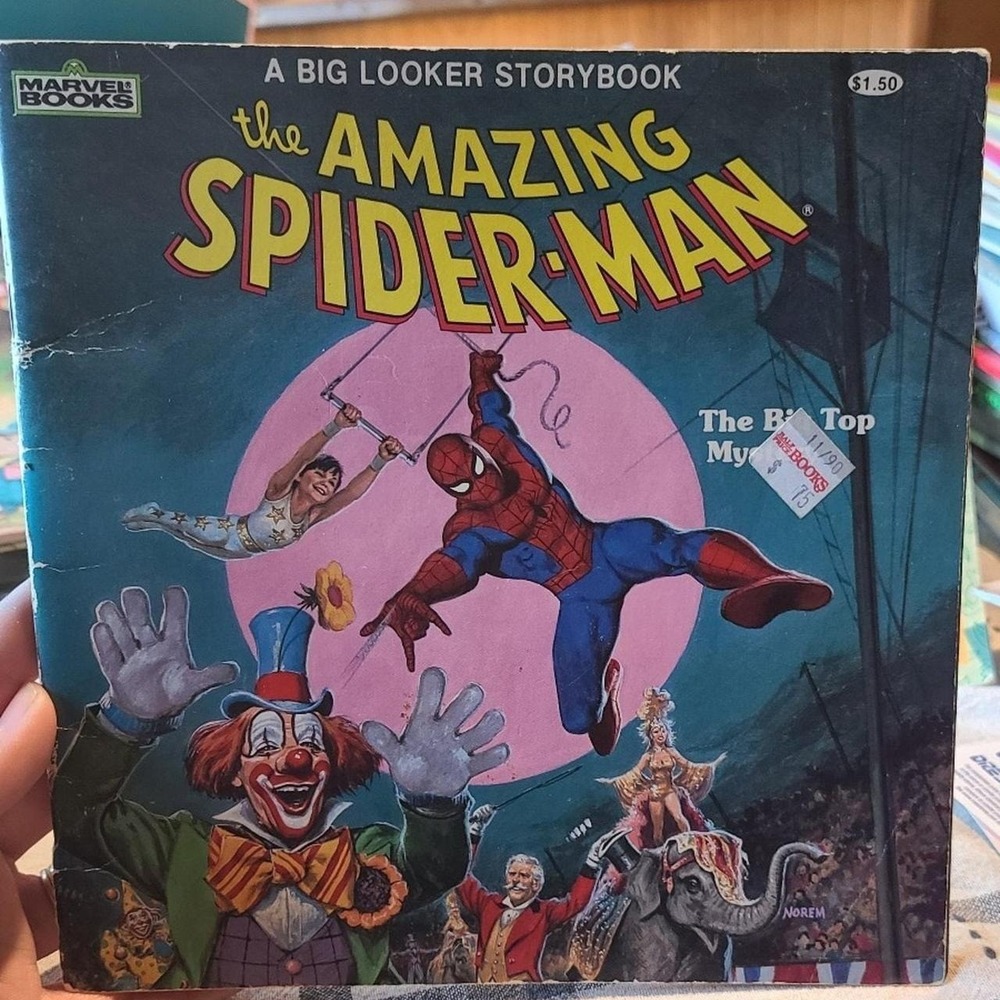 Amazing Spider-Man Vintage Kids Book